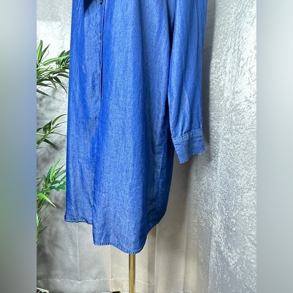 NEW Kate Spade Las Vegas Indigo Griffin Tie-Neck Mini Dress Sz 4 - Picture 7 of 10